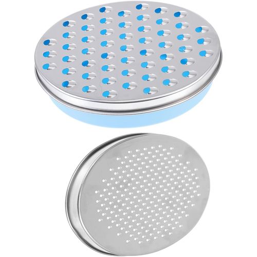 Kyaoayo-1 Pc Râpe À Fromage Kitchen Galetiere Coupe Fromage Ustensile De Cuisine Cusine Mini Hachoir À Légumes Trancheuse À Fromage Robuste Trancheuse À Jambon En Acier Inoxydable Pp Blue