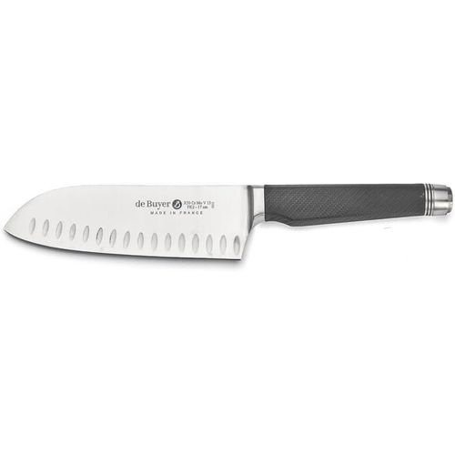 Kyaoayo-Couteau Santoku Fk2 En Acier Inoxydable - Longueur 17 Cm -, Noir