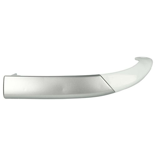 vhbw Pièce poignée de porte remplacement pour Beko 4326391000 pour réfrigérateur blanc / gris