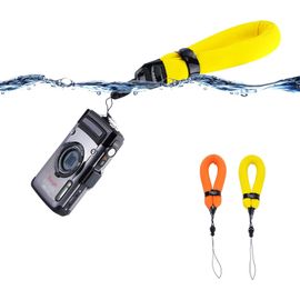 Dragonne Flottante pour Appareil Photo Etanche pour Olympus TG-7 TG-6 TG-5 TG-4, Canon D30 D20, W300 W150 W100, Gopro HERO 9 8 et Téléphone Portable, Orange + Jaune