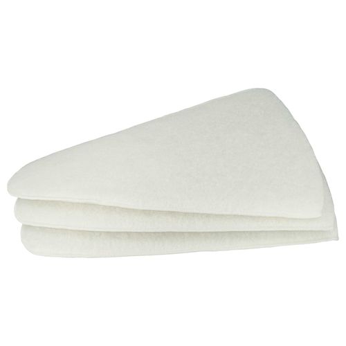 vhbw 3x Filtres coniques remplacement pour Vallox 1765, 394302 pour échangeur de chaleur géothermique - Filtre d'évacuation G3, blanc