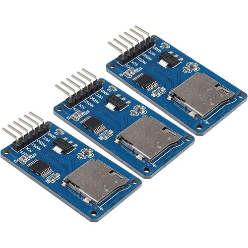SPI 3 pcs Lecteur Carte mémoire Micro SD TF Carte mémoire Shield Module de Lecture écriture des données Compatible avec Arduino Raspberry Pi