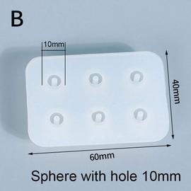 Moule silicone transparent pour résine Résin'Mould - 16 Boucles  d'oreilles