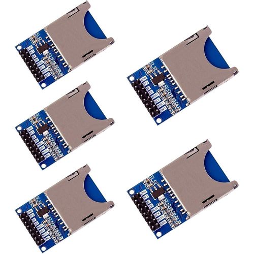 5 pièces SD Card Reader Module SD Card Shield Module Compatible avec Arduino ESP Raspberry Pi