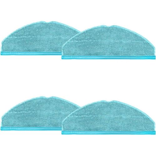 Ensemble de 4 Accessoires pour Cecotec Conga 8090 9090 Vadrouille Chiffons Pièces Robot Aspirateur