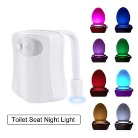 Lampe LED étanche avec capteur de mouvement PIR, veilleuse intelligente pour  cuvette de toilette, rétroéclairage, WC