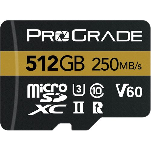 Carte Microsd V60 (512 Go) Testée Pour Les Appareils De Cartes Sd Pleine Taille | Jusqu'À 250 Mo/S En Lecture, 130 Mo/S En Écriture[LOT6240394]