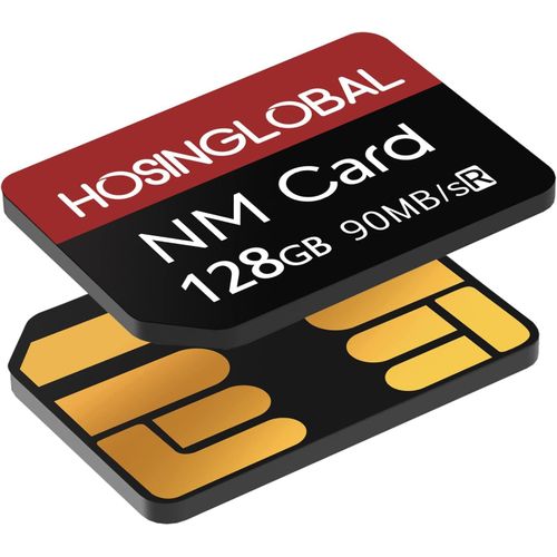 Carte Nm 128Go 90Mo/S Nano Carte Mémoire Carte Sd Nano Carte Compact Flash, Uniquement Compatible Avec Les Séries Huawei P30/P40/P50 Séries/Mate20 Séries/Mate30 Séries/Mate40 Série[LOT6240459]