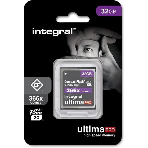 32Gb Carte Compact Flash Udma-7 366X Vpg-20 Carte Mémoire Professionnelle Haute Vitesse 55Mb/S En Lecture Et 25Mb/S En Écriture[LOT6240823]