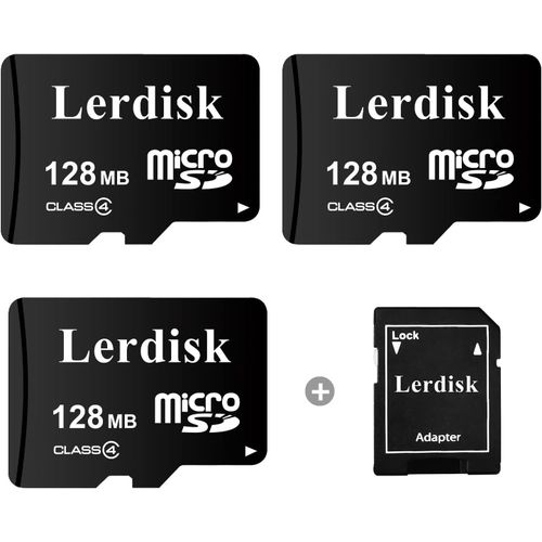 Factory Carte Micro Sd De 128 Mo, Paquet De 3 Pouces, Petite Capacité Pour Petits Fichiers, Ne Convient Pas Pour Appareil Photo, Téléphone (Pas Gb, 1024 Mo = 1 Go)[LOT6241212]