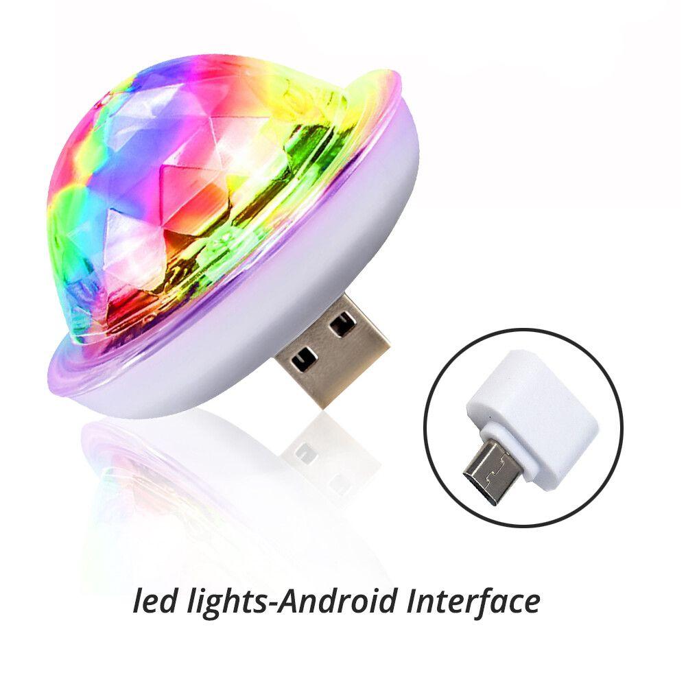 Generic Lampe de scène en cristal rechargeable USB 5V, lanterne