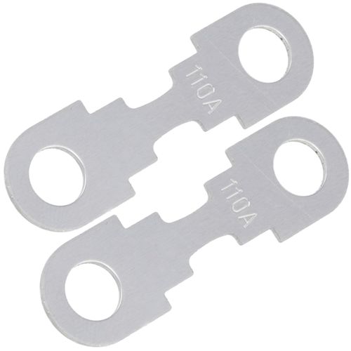 Lot De 2 Fusibles À Lame Bande Plats 110a Pour Voiture - Longueur 42 Mm - En Métal - Compatible Avec Vw Audi Seat Cupra Skoda Porsche Numéros Oe 104 249 05