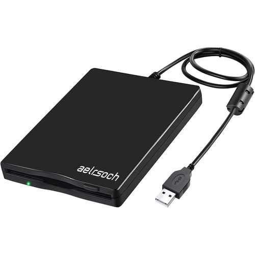 Lecteur de disquettes, Lecteur de disquettes Externe, Lecteur de disquettes USB 3,5 Pouces, Disquette Portable FDD 1,44 Mo, pour PC Windows 2000 / XP