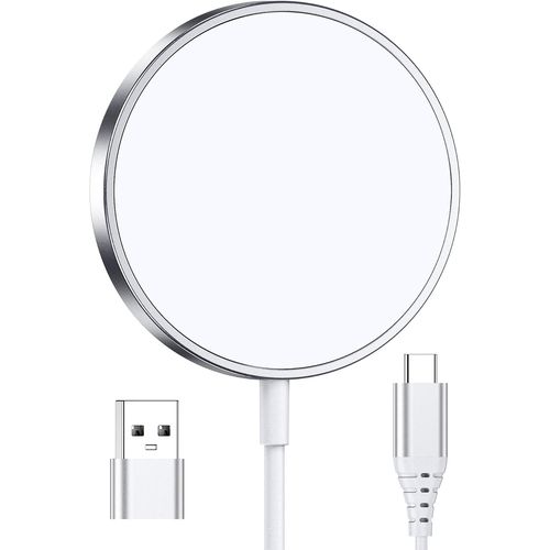 Chargeur Sans Fil Pour Iphone 16, Chargeur Magnétique Mag-Safe, Chargeur Induction Rapide Vers Usb-C Pour Iphone 15/15 Pro/15 Pro Max/15 Plus/ 14/13/12 Série, Station De Charge Pour Air-Pods 3 2 Pro