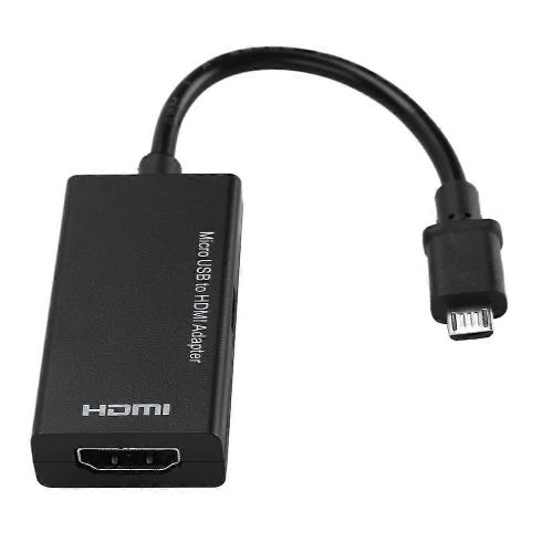 Adaptateur Micro USB vers HDMI 1080P Son stéréo 8 canaux Adaptateur vidéo HDMI 5 broches pour Android