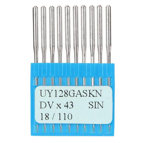 10pcs Aiguilles De Machine À Coudre 110/18 Poli Pénétrer Facilement La Netteté Acier Plat Couture Aiguilles De Machine À Coudre