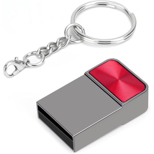 Clé USB 3.0, Mini clé USB, clé USB Auto, clé USB avec chaîne pour PC, Portable - 16 Go,Rouge