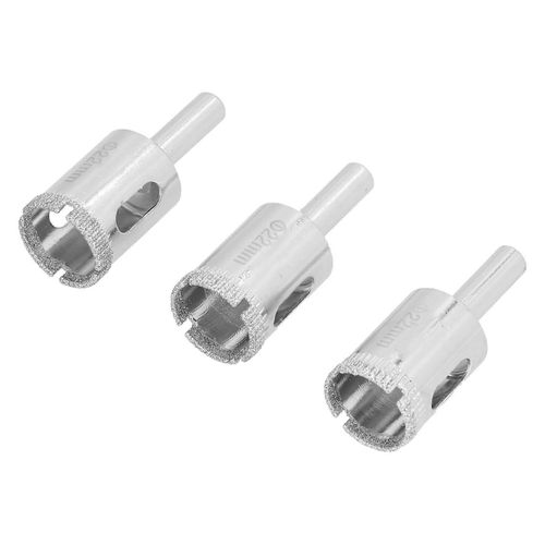 3PCS Ouvre-trou en verre 22mm Alliage Acier Céramique Trou Cutter pour Verre Céramique Tuiles Carreaux De Sol Marbre