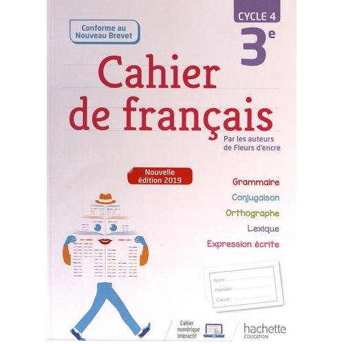 Cahier De Français 3e Cycle 4