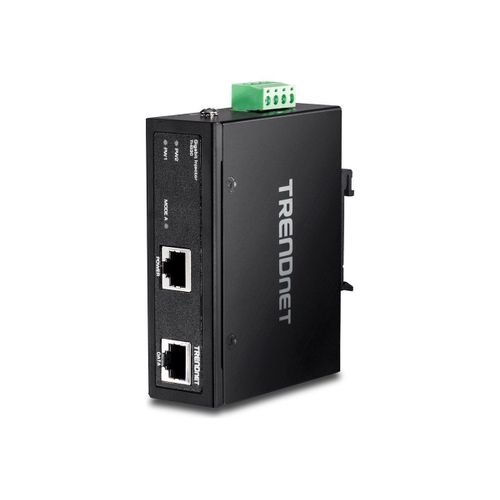 TRENDnet TI-IG30 - Injecteur de puissance (montable sur rail DIN) - 30 Watt - connecteurs de sortie : 1 - Conformité TAA