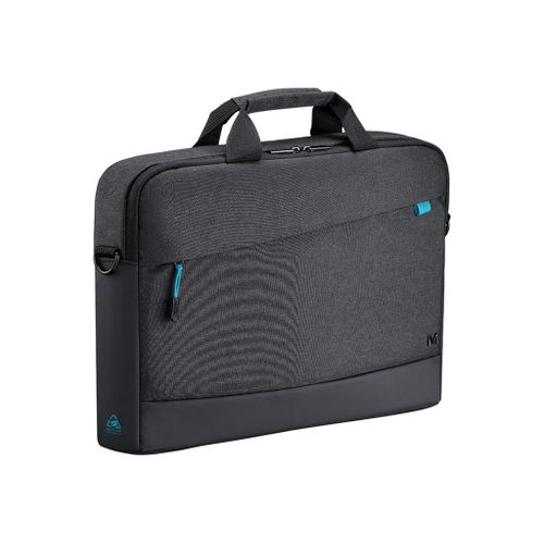 Mobilis Trendy - Sacoche pour ordinateur portable - chargement par le haut, 35 % recyclé - 16" - noir