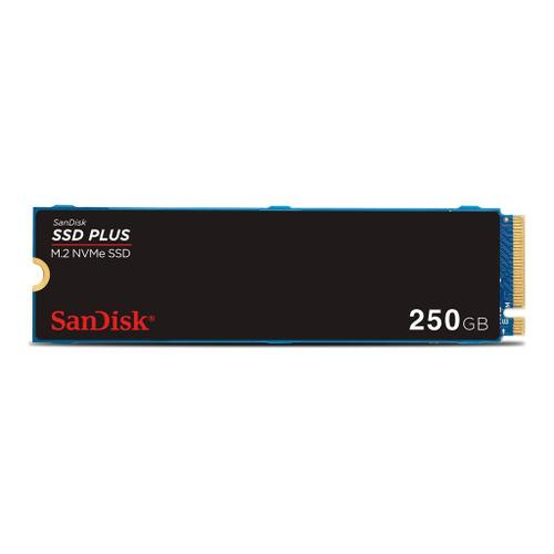 SanDisk SSD PLUS - SSD - 250 Go - interne - M.2 2280 - PCIe 3.0 (NVMe)
