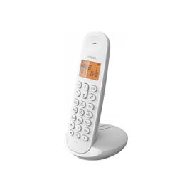 Logicom Iloa 155T - Téléphone sans fil - système de répondeur avec ID d'appelant - DECT\GAP - (conférence) à trois capacité d'appel - blanc