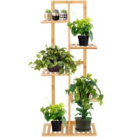 Étagère pour plantes en métal GRUS - Noir - 85 x 65 x 66 cm - Support de  plantes à 3 niveaux
