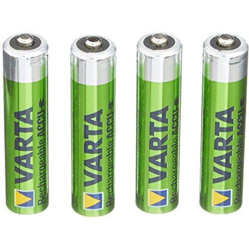 VARTA - 4 piles 1,2V LR03 rechargeables - 56703