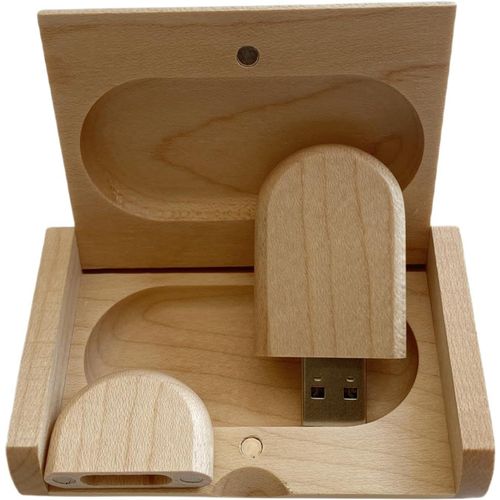 USB Stick Hölzernes Speicherstick 16GB USB 3.0 Flash Drive Memory Stick Datenspeicher Pendrive Geschenk Mit Holzkasten