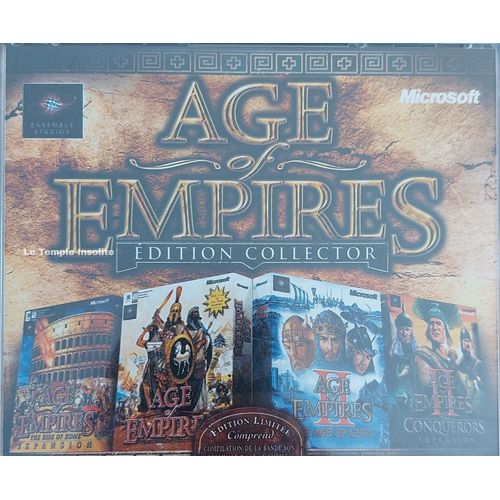 Jeu Pc - Age Of Empires Edition Collector Cassettes