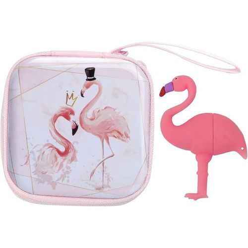 Clé USB 32Go Flamant,Flash Drive USB Cartoon Animaux Pendrive en Silicone (32Go,Flamant avec boîte)