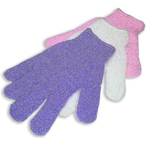 Ensemble De Gants Exfoliants (3 Paires) - Gant Exfoliant Pour Le Visage Et Le Corps
