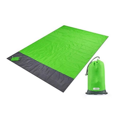 Tapis De Plage Pliant Extérieur Portable Tapis De Pique-Nique Imperméable Couvertures De Pique-Nique De Camping 140x200 Cm Bleu