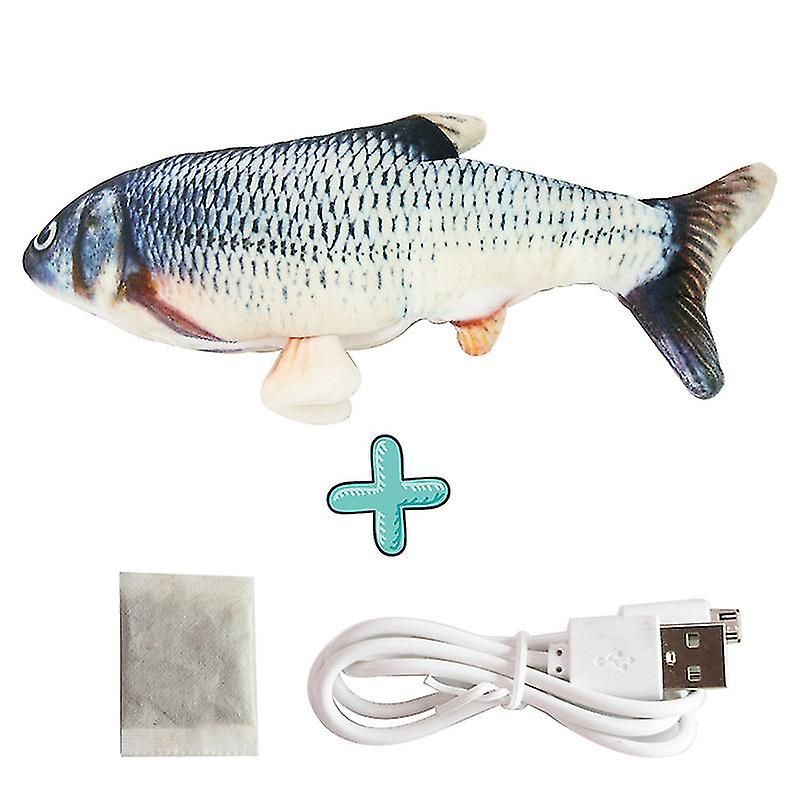Jouet De Chat De Poisson De Simulation lectrique Usb Charge... - 2