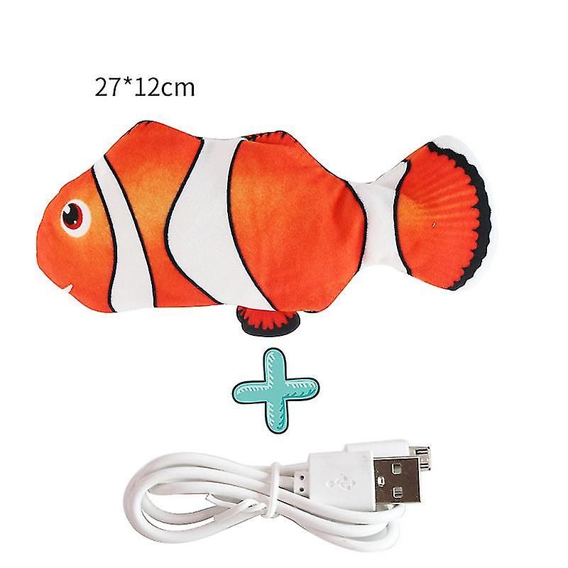 Jouet De Chat De Poisson De Simulation lectrique Usb Charge... - 4