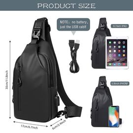 Petit sac à bandoulière sac à dos à bandoulière léger avec port de