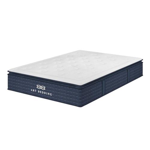 Art Bedding - Matelas Yacht Club - 140x190 Cm - Technologie Ressorts Ensachés - Parfait Soutien - Confort Enveloppant - Epaisseur 36 Cm