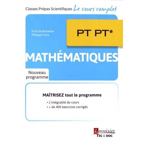 Mathématiques Pt Pt* 2e Année