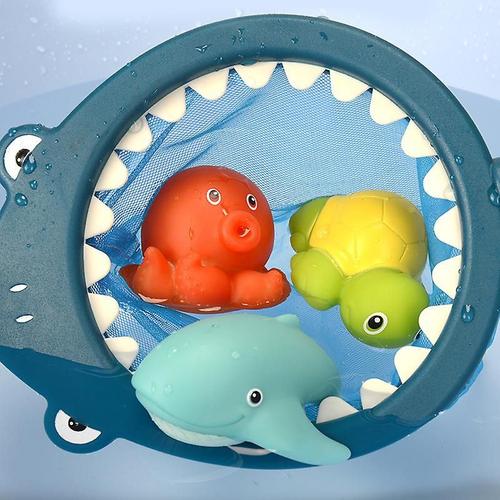 Jouet de Bain Bébé, 7 Pièces Jouets Aquatiques Baignoire ou