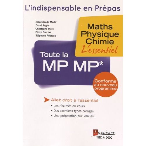 Toute La Mp Mp* - Maths, Physique, Chimie