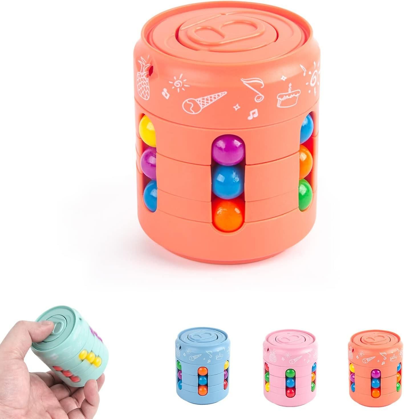 Jouets De Cube De Haricots Magiques Rotatifs, Jouets De Dco...