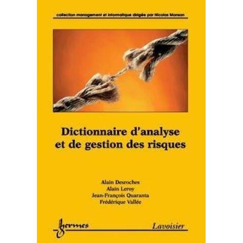 Dictionnaire D'analyse Et De Gestion Des Risques