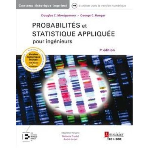 Probabilités Et Statistique Appliquée Pour Ingénieurs