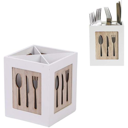 Support De Séchage De Couverts En Bois, Égouttoir À Couverts, Boîte De Rangement De Vaisselle En Bois, Fourchette Séparée, Baguettes, Rangement De Cuisine, Organisateur De Couverts