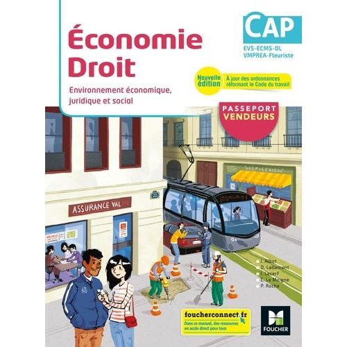 Economie Droit, Environnement Économique, Juridique Et Social, Cap Evs-Ecms-Ol-Vmprea-Fleuriste Passeport Vendeur