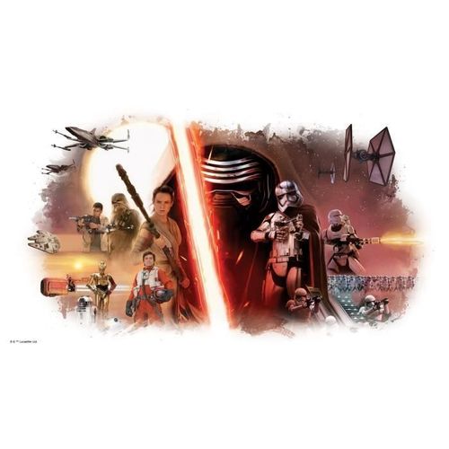 ROOMMATES Stickers repositionnables STAR WARS EPISODE VII - 40 x 23 cm