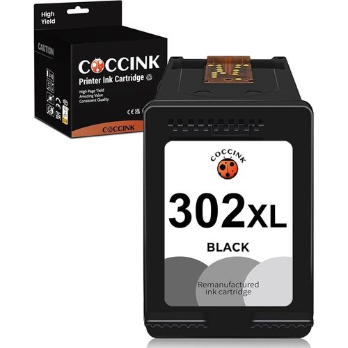 302XL Cartouches d'encre Remplacement pour HP 302 XL Envy 4520 4521 4526 4525 4527 DeskJet 3630 3639 3633 1111 1110 3638 2130 2132 OfficeJet 3830 4658 5230 5255 5252 5258 Imprimante Noir