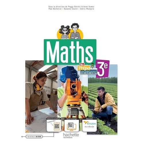 Maths 3e Ma Prépa Métiers