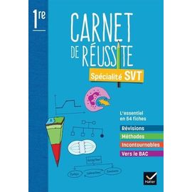 Spécialité Svt 1re Mon Carnet De Réussite - Carnet De L'élève